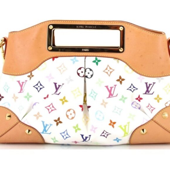 Louie Vuitton Monogram Multicolore Judy MM Handbag - Picture 2 of 7